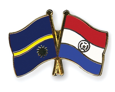 Fahnen Pins Nauru Paraguay