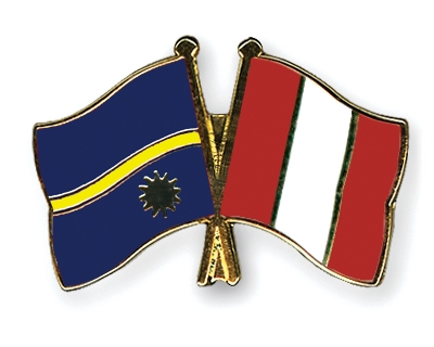 Fahnen Pins Nauru Peru