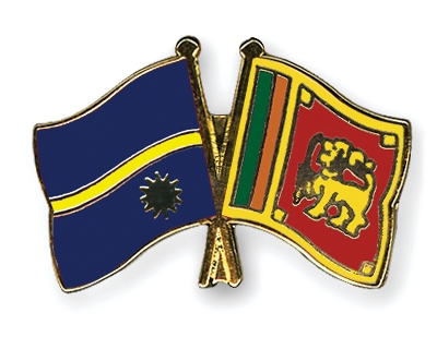 Fahnen Pins Nauru Sri-Lanka