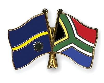 Fahnen Pins Nauru Sdafrika