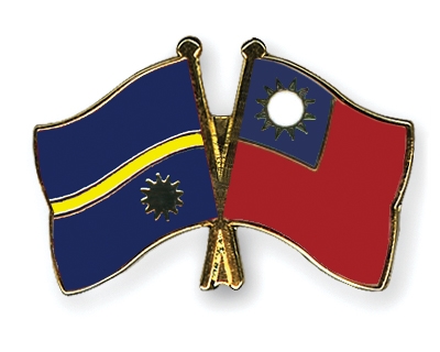 Fahnen Pins Nauru Taiwan