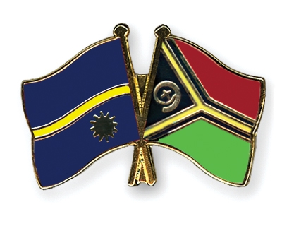 Fahnen Pins Nauru Vanuatu