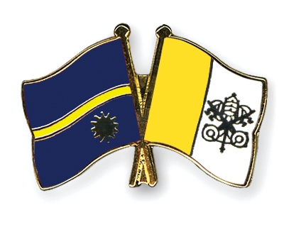 Fahnen Pins Nauru Vatikanstadt