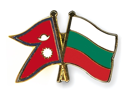 Fahnen Pins Nepal Bulgarien