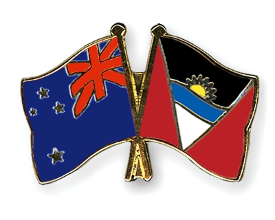 Fahnen Pins Neuseeland Antigua-und-Barbuda