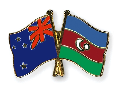 Fahnen Pins Neuseeland Aserbaidschan