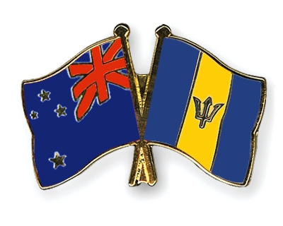 Fahnen Pins Neuseeland Barbados