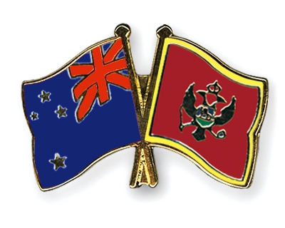 Fahnen Pins Neuseeland Montenegro