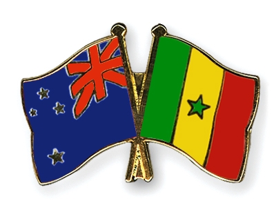 Fahnen Pins Neuseeland Senegal