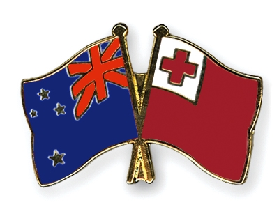 Fahnen Pins Neuseeland Tonga