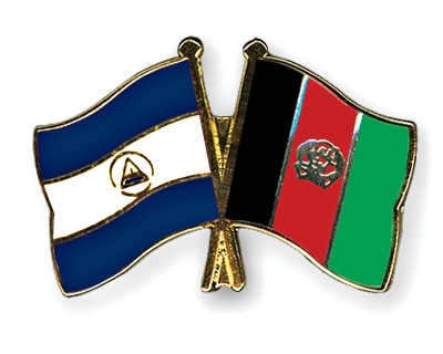 Fahnen Pins Nicaragua Afghanistan