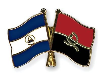 Fahnen Pins Nicaragua Angola