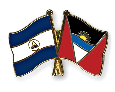 Fahnen Pins Nicaragua Antigua-und-Barbuda