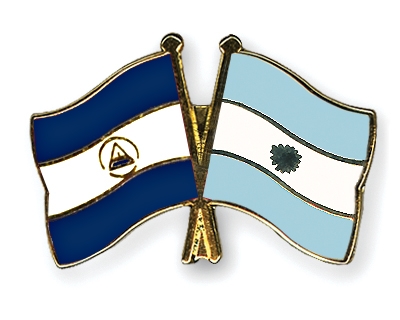 Fahnen Pins Nicaragua Argentinien
