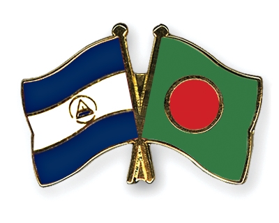 Fahnen Pins Nicaragua Bangladesch