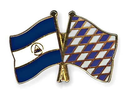 Fahnen Pins Nicaragua Bayern