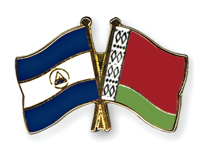 Fahnen Pins Nicaragua Belarus