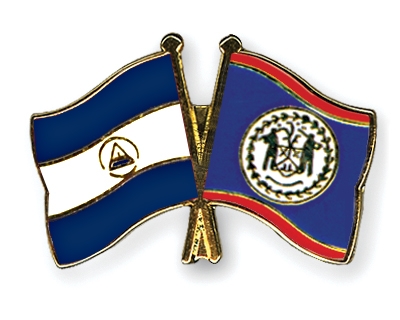 Fahnen Pins Nicaragua Belize
