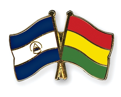 Fahnen Pins Nicaragua Bolivien