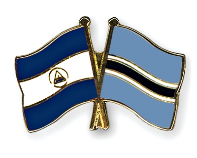 Fahnen Pins Nicaragua Botsuana