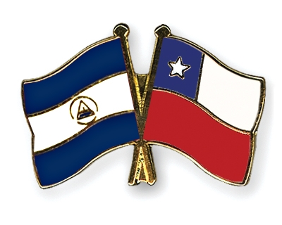 Fahnen Pins Nicaragua Chile