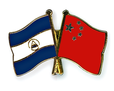 Fahnen Pins Nicaragua China