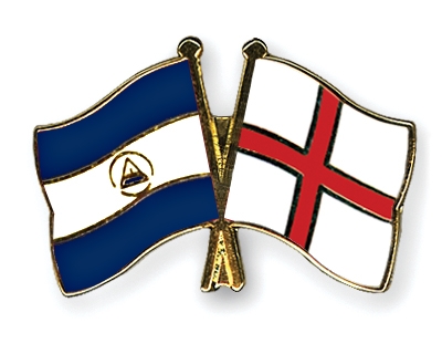 Fahnen Pins Nicaragua England