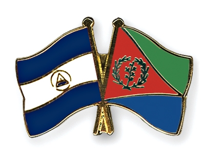 Fahnen Pins Nicaragua Eritrea