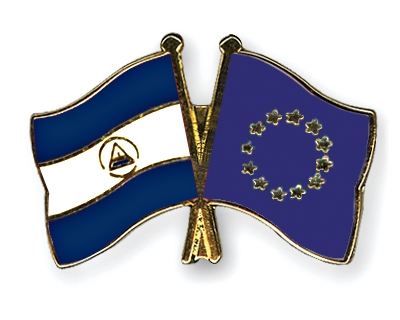 Fahnen Pins Nicaragua Europa