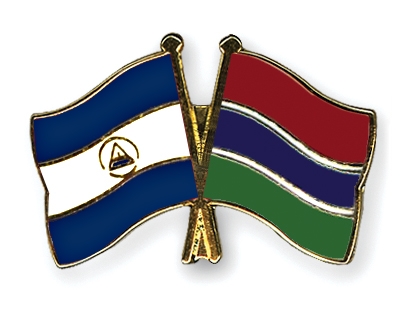 Fahnen Pins Nicaragua Gambia