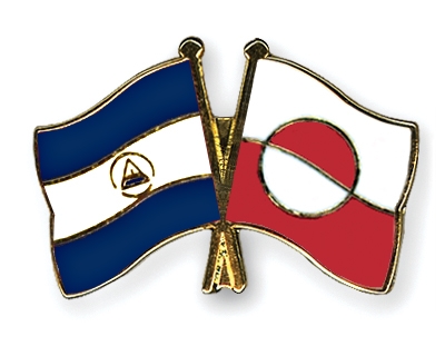 Fahnen Pins Nicaragua Grnland