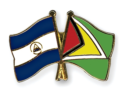 Fahnen Pins Nicaragua Guyana