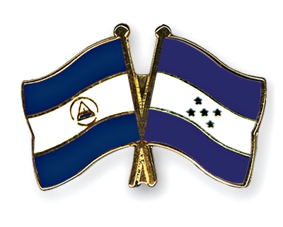 Fahnen Pins Nicaragua Honduras