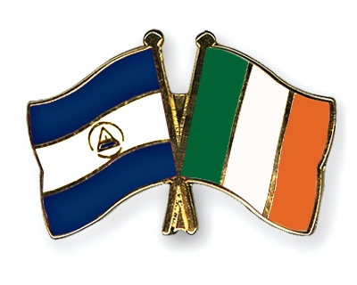 Fahnen Pins Nicaragua Irland