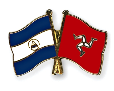 Fahnen Pins Nicaragua Isle-of-Man