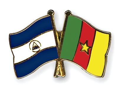 Fahnen Pins Nicaragua Kamerun