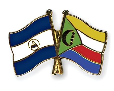 Fahnen Pins Nicaragua Komoren