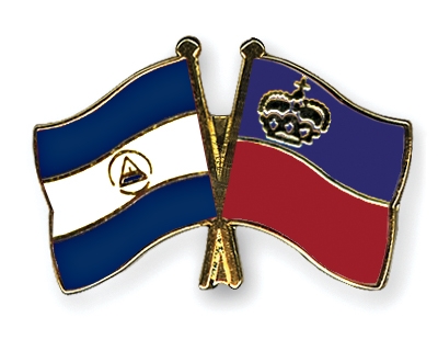 Fahnen Pins Nicaragua Liechtenstein