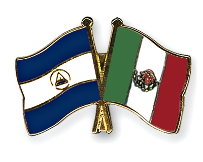Fahnen Pins Nicaragua Mexiko