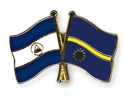 Fahnen Pins Nicaragua Nauru