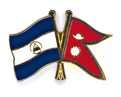 Fahnen Pins Nicaragua Nepal