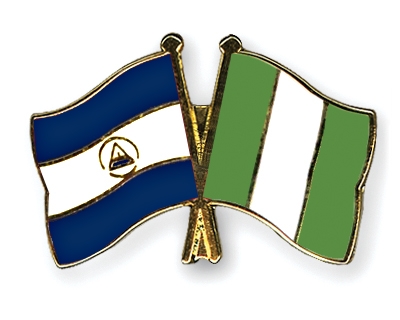 Fahnen Pins Nicaragua Nigeria