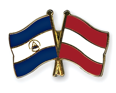 Fahnen Pins Nicaragua sterreich