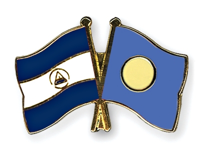 Fahnen Pins Nicaragua Palau