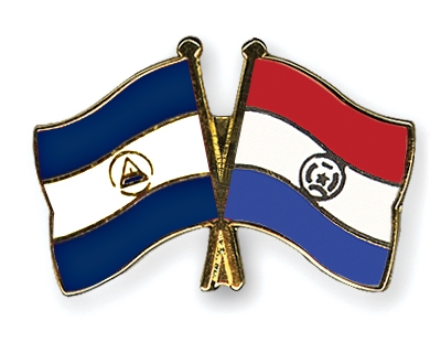 Fahnen Pins Nicaragua Paraguay