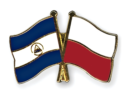 Fahnen Pins Nicaragua Polen