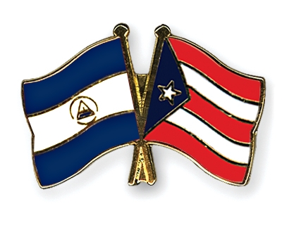 Fahnen Pins Nicaragua Puerto-Rico