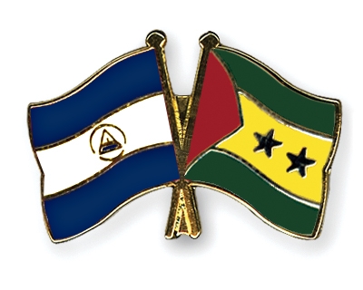 Fahnen Pins Nicaragua Sao-Tome-und-Principe
