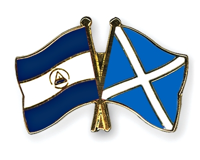 Fahnen Pins Nicaragua Schottland
