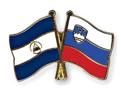 Fahnen Pins Nicaragua Slowenien